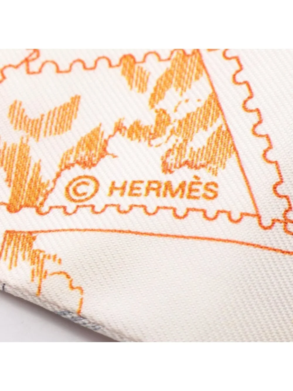 Hermes Scarf Twilly le Philateliste du Faubourg Ribbon Silk